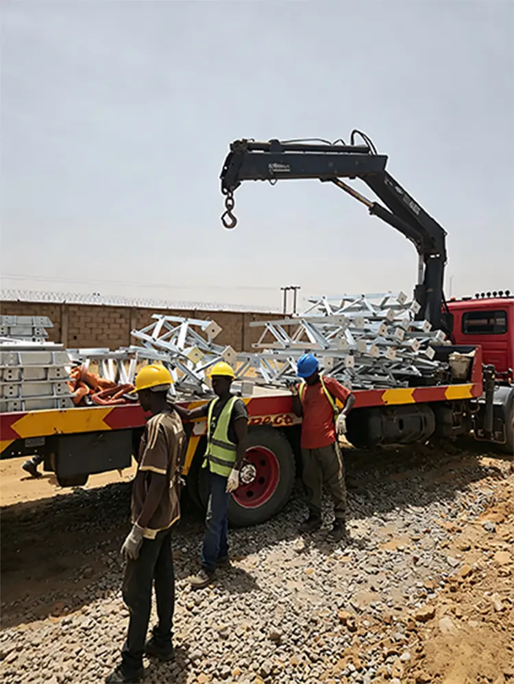 Nigerijos Zaria 330 kV pastotės projekto pažanga vietoje