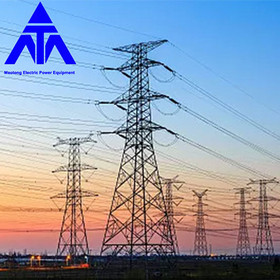 Aangle Iron Electric Power Tower Q345 10KV 33KV perdavimo linija