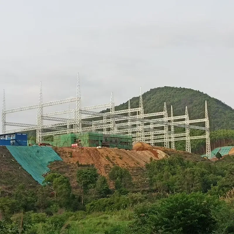 Elektros perdavimo pastočių plieninės konstrukcijos